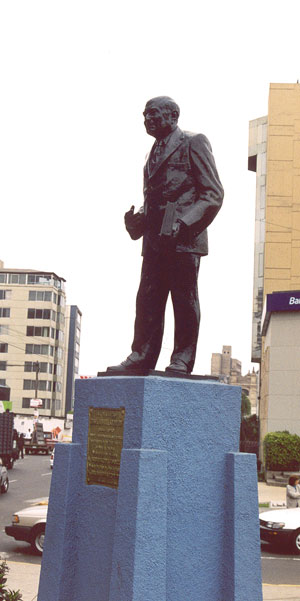 Dr.Jorge Basadre. Historiador Peruano. San Isidro. Lima
